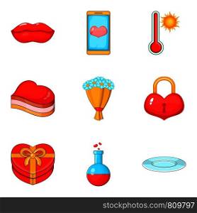 Delicious dish icons set. Cartoon set of 9 delicious dish vector icons for web isolated on white background. Delicious dish icons set, cartoon style