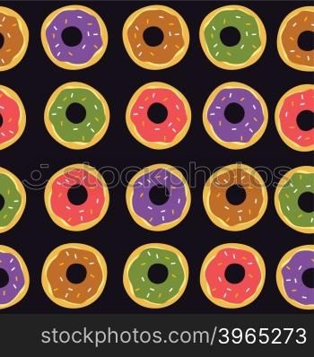 delicious donut food theme. delicious donut food theme vector art illustration