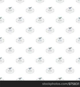 Delivery airplane pattern vector seamless repeat for any web design. Delivery airplane pattern vector seamless