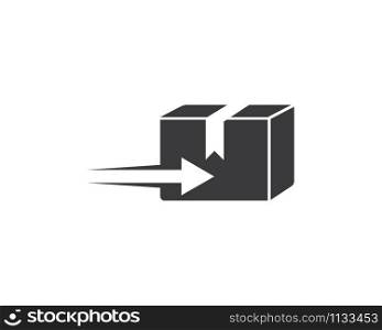 delivery box vector icon illustration design