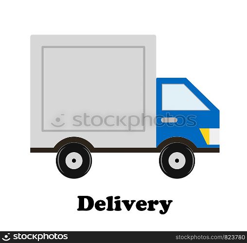 delivery car icon design, stock vector illustration eps10 graphic
