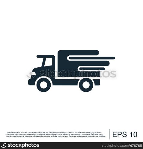 Delivery, express, fast, shipping, truck icon
