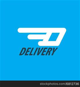 Delivery Logo Template. logo design pattern of delivery. Vector illustration of icon