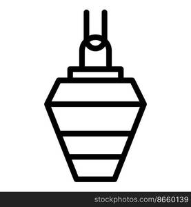 Delivery mixer icon outline vector. Concrete cement. Mix tool. Delivery mixer icon outline vector. Concrete cement