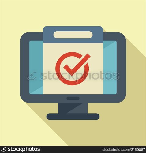 Delivery subscription icon flat vector. Model service. Business plan. Delivery subscription icon flat vector. Model service