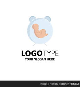 delivery, time, baby, birth, child Flat Color Icon Vector