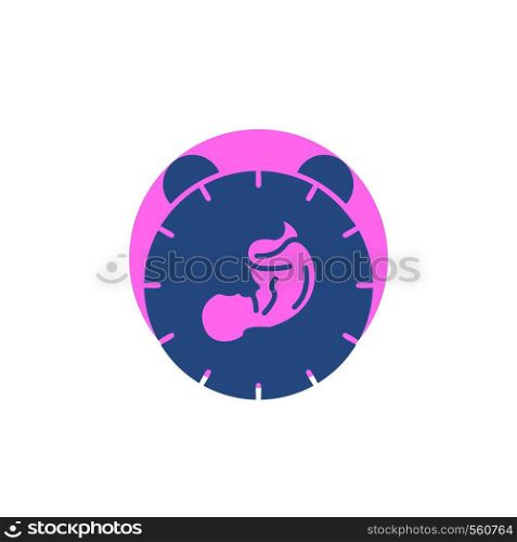 delivery, time, baby, birth, child Glyph Icon.. Vector EPS10 Abstract Template background