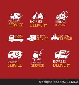 delivery transportation vehicle. delivery transportation vehicle vector