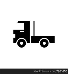 delivery truck icon, glyph style