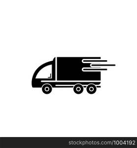 delivery truck icon template design