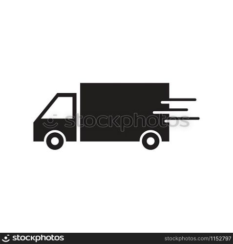 Delivery Truck Icon Vector Design Logo Template