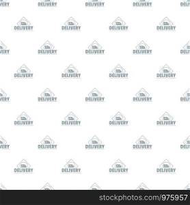 Delivery truck pattern vector seamless repeat for any web design. Delivery truck pattern vector seamless