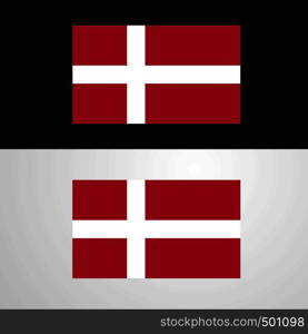 Denmark Flag banner design