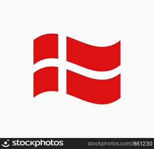 Denmark Flag Vector Illustration