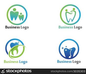 Dental Care Logo and symbols vector template . Dental Care Logo symbols vector template