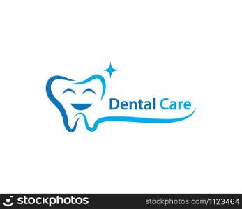Dental care logo Template vector