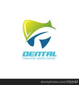 Dental care logo Template vector illustration icon design
