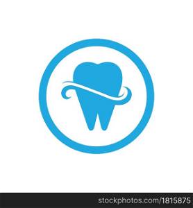 Dental care logo vector icon design