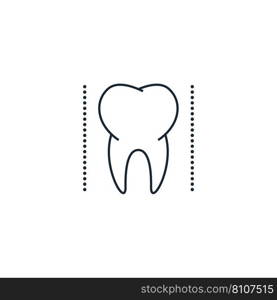 Dental creative icon from icons collection Vector Image