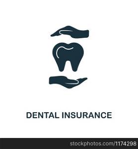 Dental Insurance creative icon. Simple element illustration. Dental Insurance concept symbol design from insurance collection. Can be used for mobile and web design, apps, software, print.. Dental Insurance icon. Line style icon design from insurance icon collection. UI. Illustration of dental insurance icon. Pictogram isolated on white. Ready to use in web design, apps, software, print.