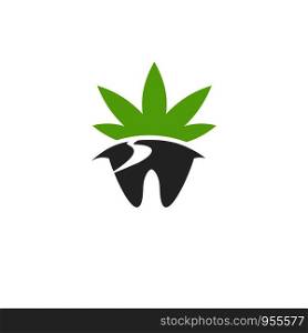 dental leaf logo template
