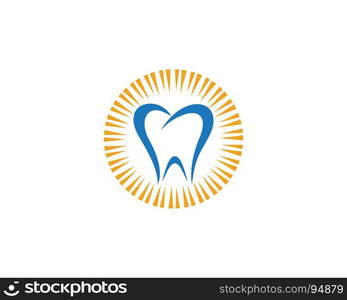 Dental logo Template vector illustration. Dental logo Template vector illustration icon design