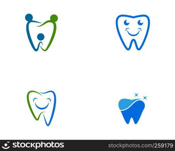 Dental logo Template vector illustration icon design