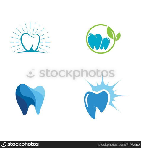 Dental logo Template vector illustration icon design