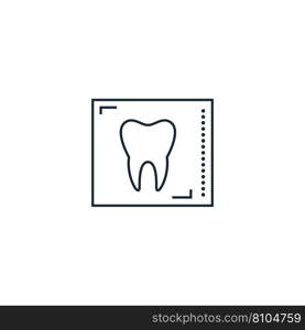 Dental x-ray creative icon from icons Royalty Free Vector