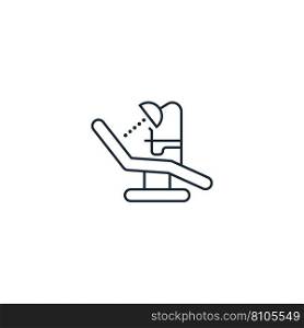 Dentist chair creative icon from dental icons Vector Image