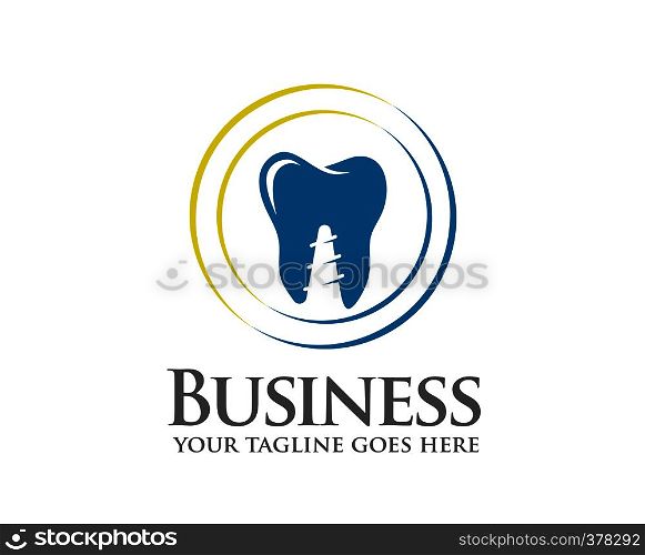 Dentist colorful logo, Dental care or Dental clinic