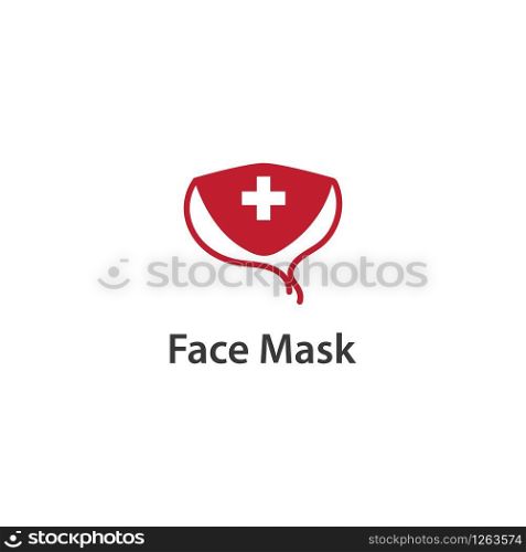 Dentist mask icon vector illustration