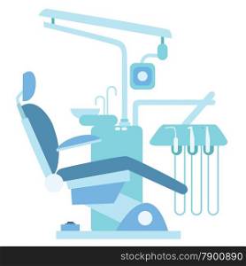 Dentist medical office. Medical chair, dental care, dentist drill