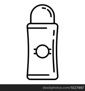 Deodorant stick icon. Outline deodorant stick vector icon for web design isolated on white background. Deodorant stick icon, outline style