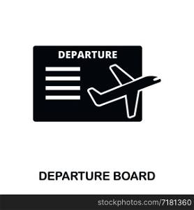 Departure Board icon. Line style icon design. UI. Illustration of departure board icon. Pictogram isolated on white. Ready to use in web design, apps, software, print. Departure Board icon. Line style icon design. UI. Illustration of departure board icon. Pictogram isolated on white. Ready to use in web design, apps, software, print.