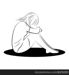 depression icon vector illustration design