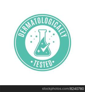 Dermatologically tested label