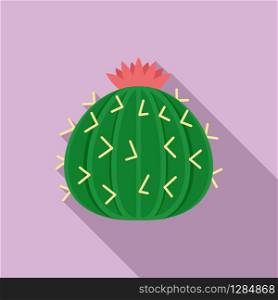 Desert cactus icon. Flat illustration of desert cactus vector icon for web design. Desert cactus icon, flat style