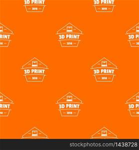 Design 3d printing pattern vector orange for any web design best. Design 3d printing pattern vector orange