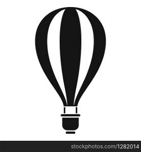 Design air balloon icon. Simple illustration of design air balloon vector icon for web design isolated on white background. Design air balloon icon, simple style