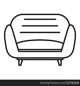 Design armchair icon. Outline design armchair vector icon for web design isolated on white background. Design armchair icon, outline style