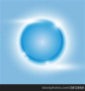 Design blue glow circle vector abstract background, stock vetor