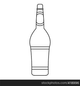 Design bottle icon. Outline illustration of design bottle vector icon for web. Design bottle icon, outline style