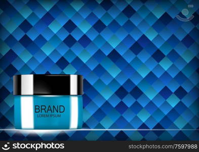 Design Cosmetics Product Template for Ads or Magazine Background. 3D Realistic Vector Iillustration. EPS10. Design Cosmetics Product Template for Ads or Magazine Background. 3D Realistic Vector Iillustration