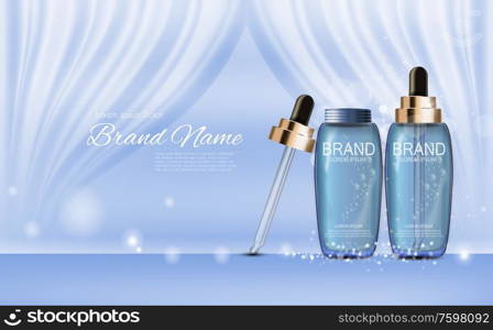 Design Cosmetics Product Template for Ads or Magazine Background. 3D Realistic Vector Iillustration. EPS10. Design Cosmetics Product Template for Ads or Magazine Background. 3D Realistic Vector Iillustration