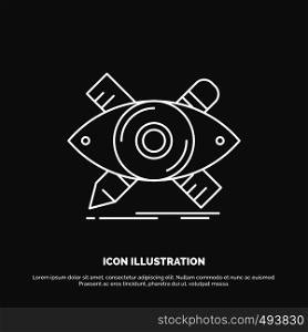 design, designer, illustration, sketch, tools Icon. Line vector symbol for UI and UX, website or mobile application. Vector EPS10 Abstract Template background