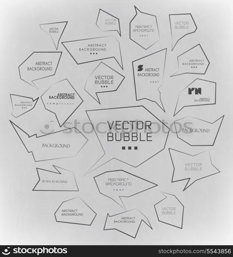 Design elements bubble ?an be used for invitation, congratulation or website