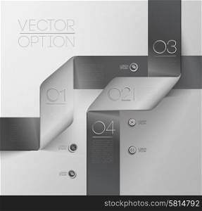Design elements for options Design elements for options. Vector Background Number