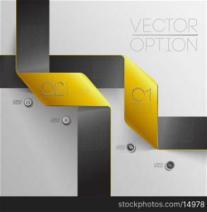 Design elements for options/ vector sample options