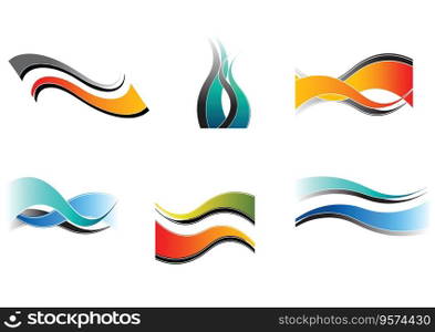 Design elements vector image